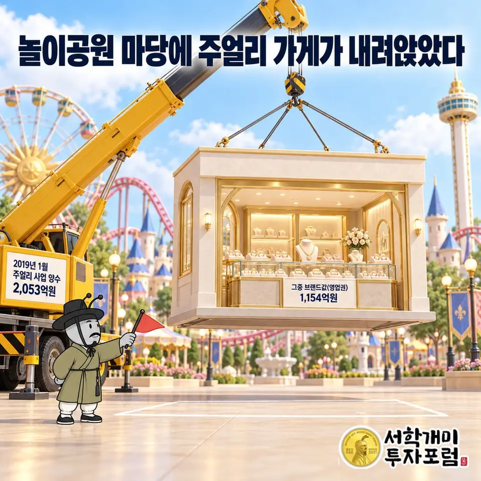 이월드 — 놀이공원 마당에 주얼리 가게가 내려앉았다 도판