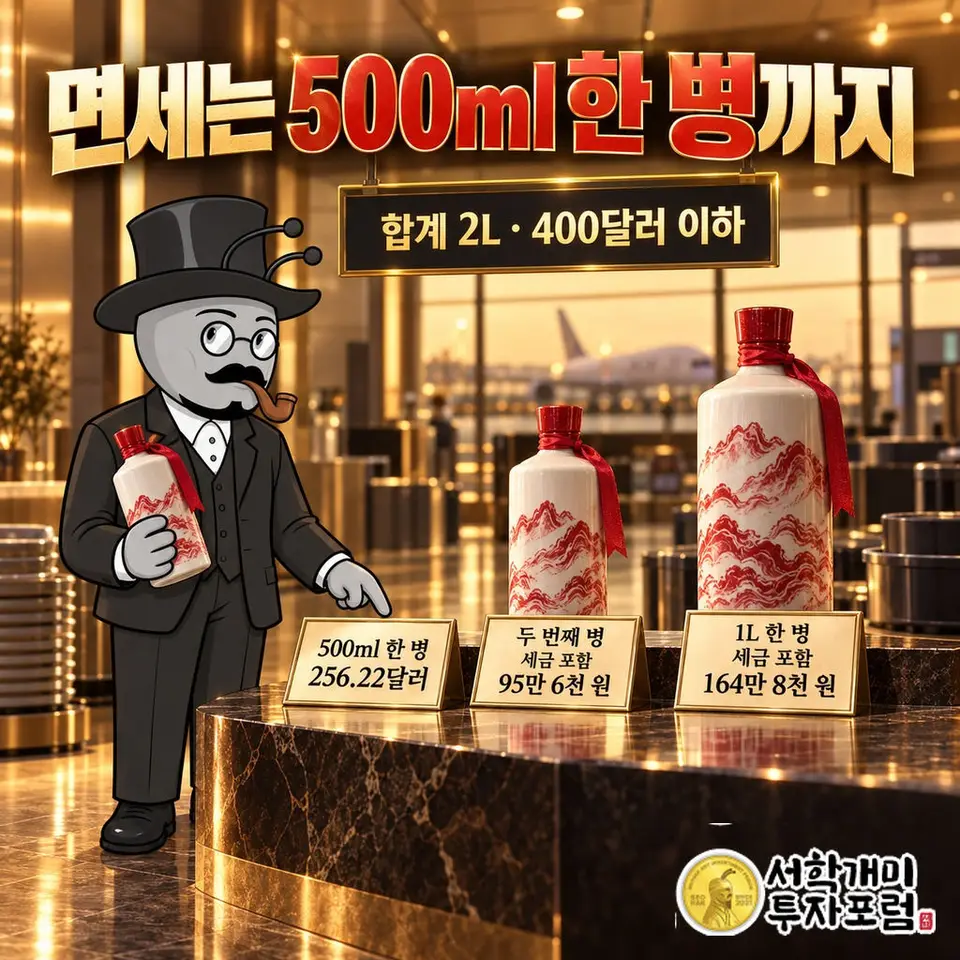 마오타이 — 면세는 500ml 한 병까지 도판