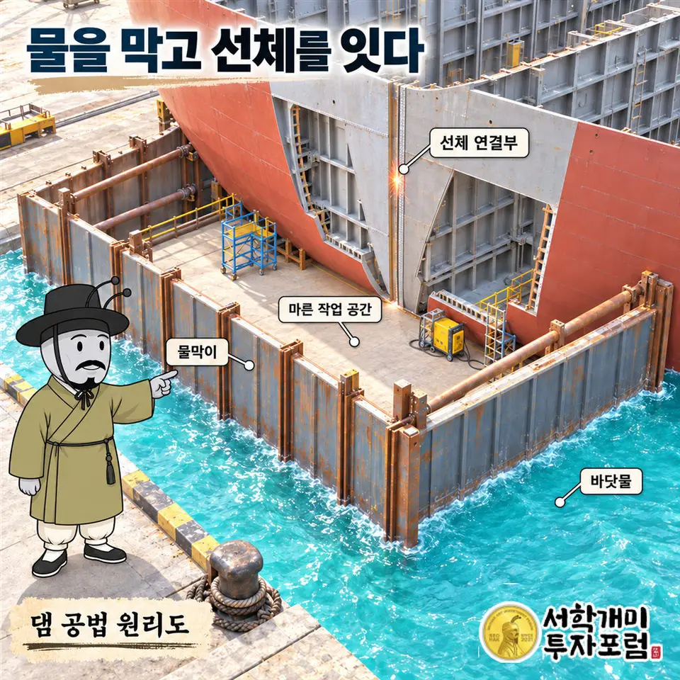 HJ중공업 — 물을 막고 선체를 잇다 도판