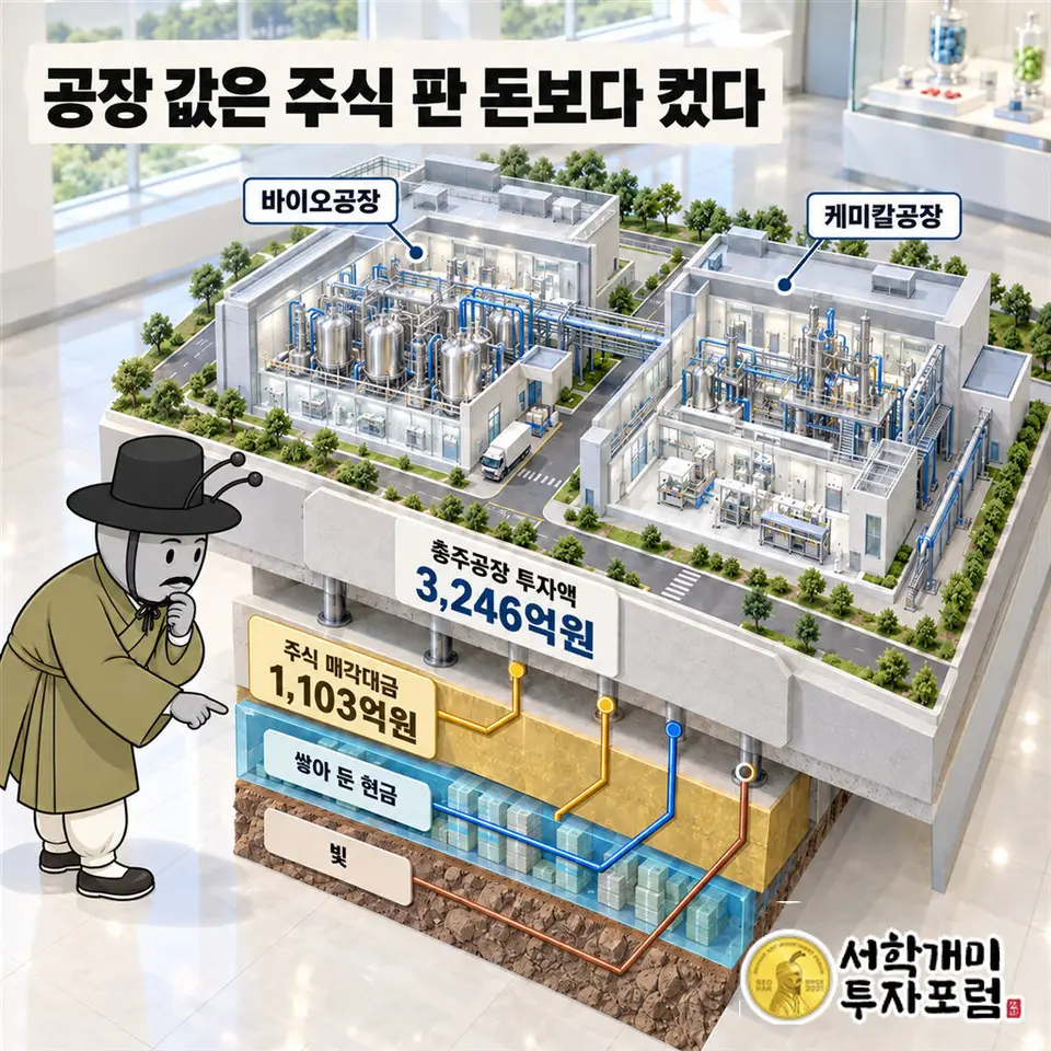 이연제약 — 공장 값은 주식 판 돈보다 컸다 도판