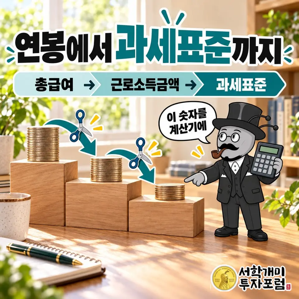 금융소득종합과세 계산기 — 연봉에서 과세표준까지 도판
